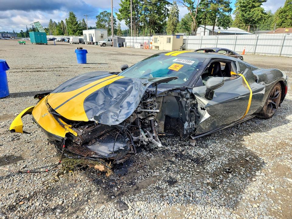 2023 Ferrari 296 gtb VIN ZFF99SLAXP0291115 — COPART salvage auction photo