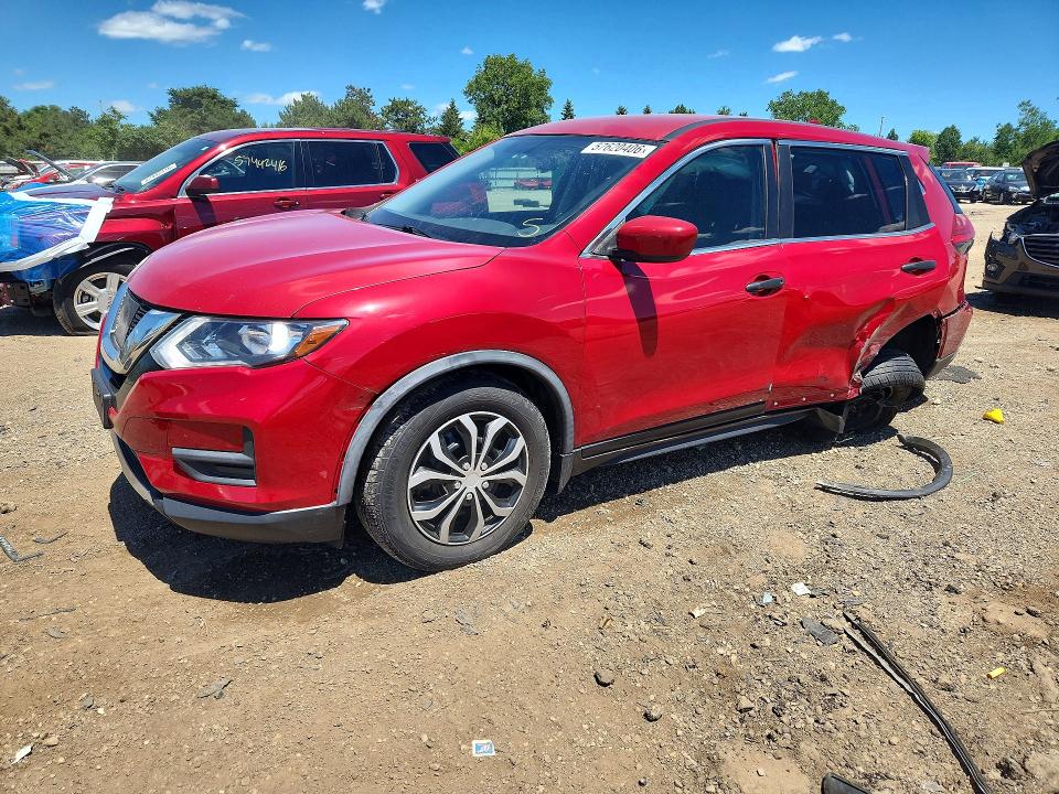 2017 Nissan Rogue VIN JN8AT2MVXHW274946 COPART salvage auction — SIDE, Il - Salvage Certificate, sold $225 on 2026-07-28 (photo 1)
