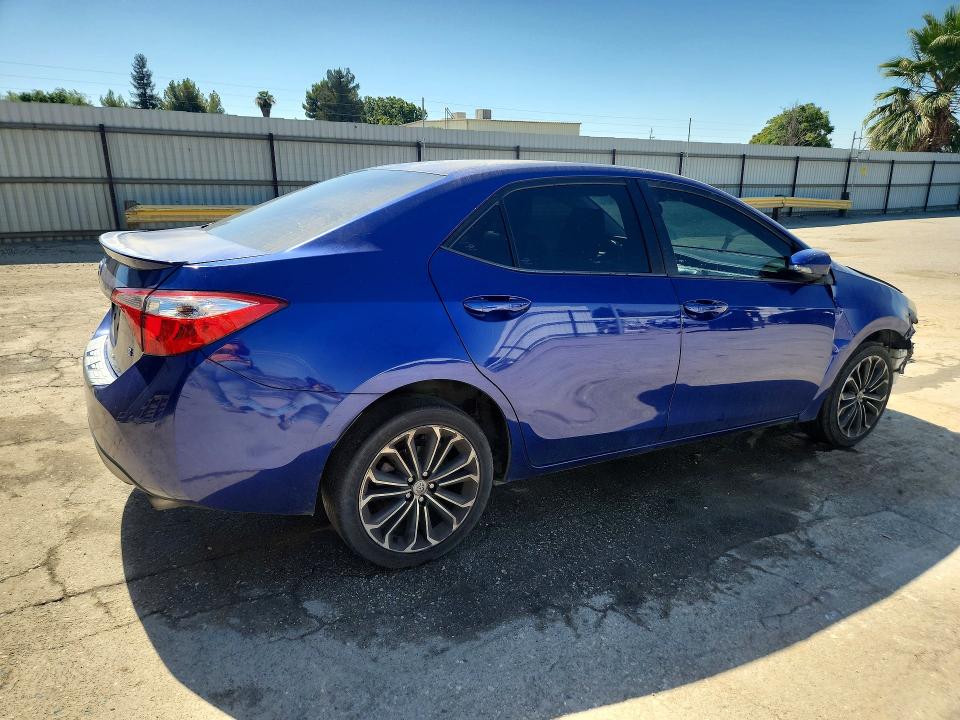 2015 Toyota Corolla VIN 5YFBURHEXFP276928 COPART salvage auction — FRONT END, CA - CERTIFICATE OF TITLE, sold $1,100 on 2026-07-28 (photo 3)