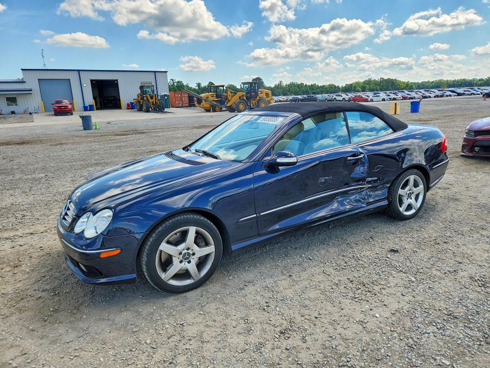 2005 Mercedes-benz Clk-klasse VIN WDBTK75GX5T035185 COPART salvage auction — SIDE, NC - SALVAGE CERTIFICATE OF TITLE, sold $500 on 2026-08-03 (photo 1)