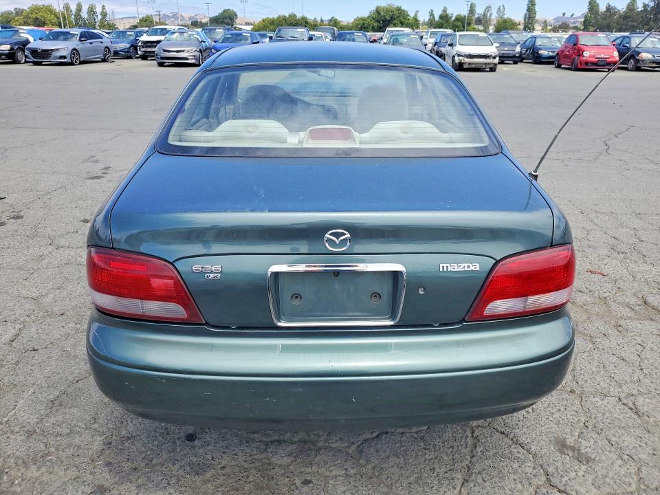 1999 Mazda 626 VIN 1YVGF22C3X5853466 COPART salvage auction — FRONT END, CA - SALVAGE CERTIFICATE, sold $100 on 2026-07-02 (photo 6)