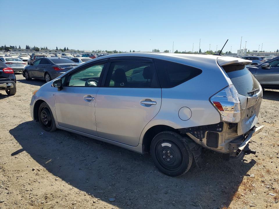 2012 Toyota Prius v VIN JTDZN3EU6C3014011 COPART salvage auction — REAR END, Ca - Salvage Certificate, sold $550 on 2026-07-14 (photo 2)