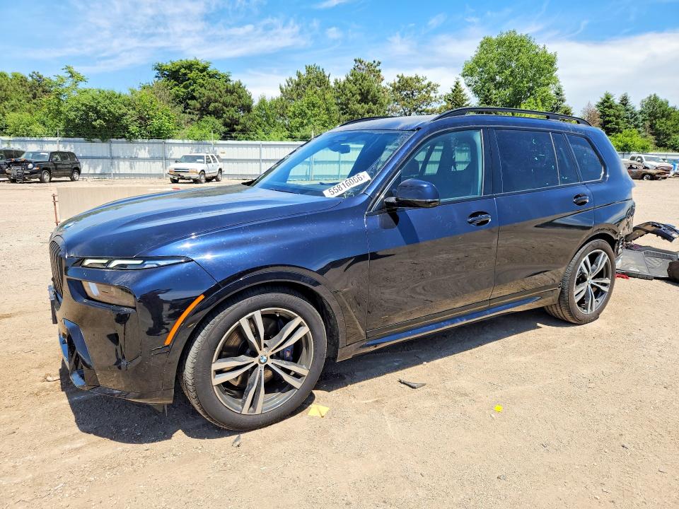 2024 BMW X7 VIN 5UX23EM0XR9S57309 COPART salvage auction — REAR END, IL - SALVAGE CERTIFICATE, sold $43,750 on 2026-07-28 (photo 1)