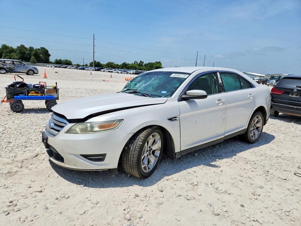 2011 Ford Taurus VIN 1FAHP2EW5BG155313 COPART salvage auction — FRONT END, TX - SALVAGE VEHICLE TITLE (P), sold $175 on 2026-08-20 (photo 1)