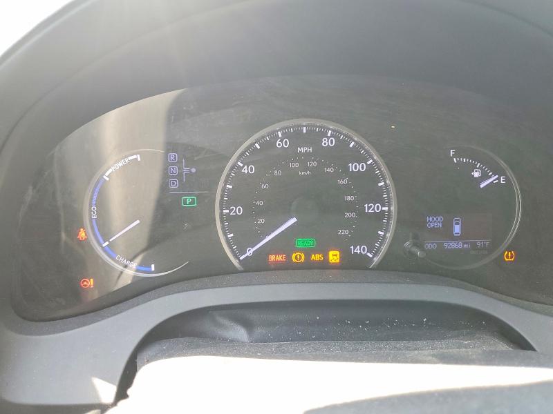 2016 Lexus VIN JTHKD5BH6G2255505 COPART salvage auction — FRONT END, Ca - Salvage Certificate, sold $2,700 on 2026-07-08 (photo 9)
