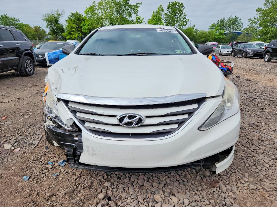2014 Hyundai VIN 5NPEB4ACXEH837414 COPART salvage auction — FRONT END, Pa - Certificate Of Salvage, sold $600 on 2026-07-06 (photo 5)