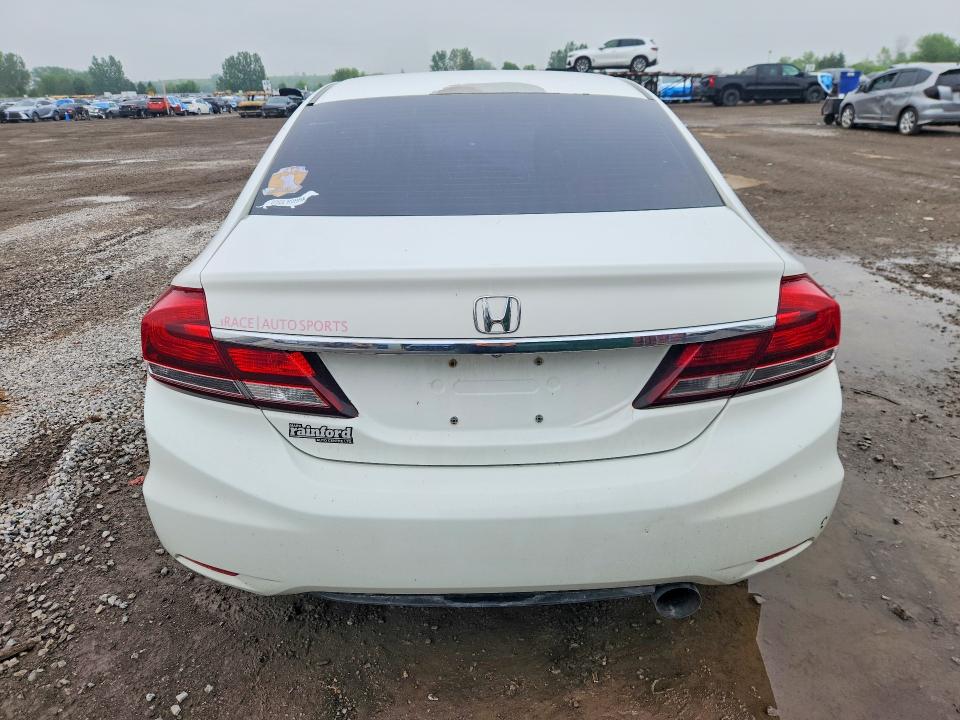 2015 Honda Civic VIN 2HGFB2E53FH042110 COPART salvage auction — MINOR DENT/SCRATCHES, On - Permit No Brand - Unfit, sold $1,750 on 2026-07-03 (photo 6)