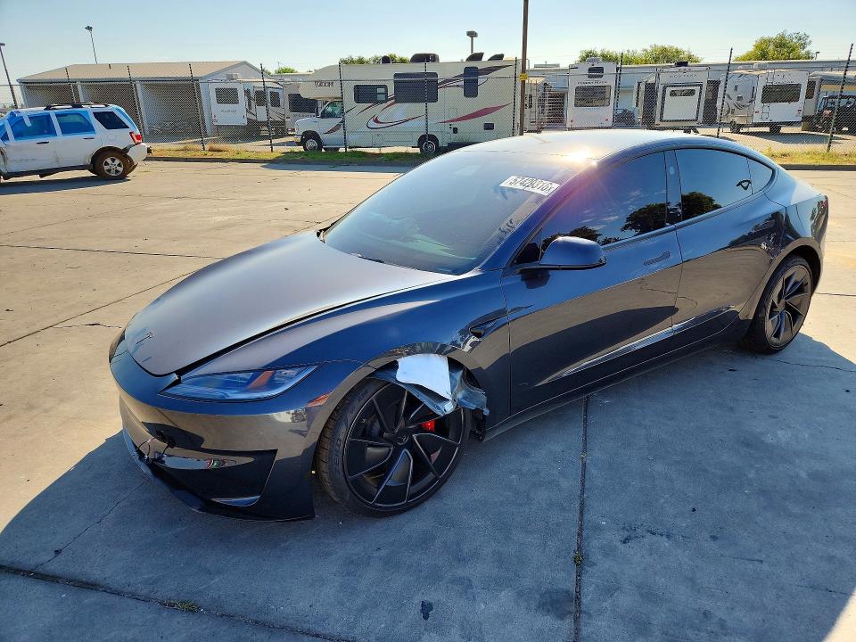 2026 Tesla Model 3 VIN 5YJ3E1ET1TF195863 — COPART salvage auction photo