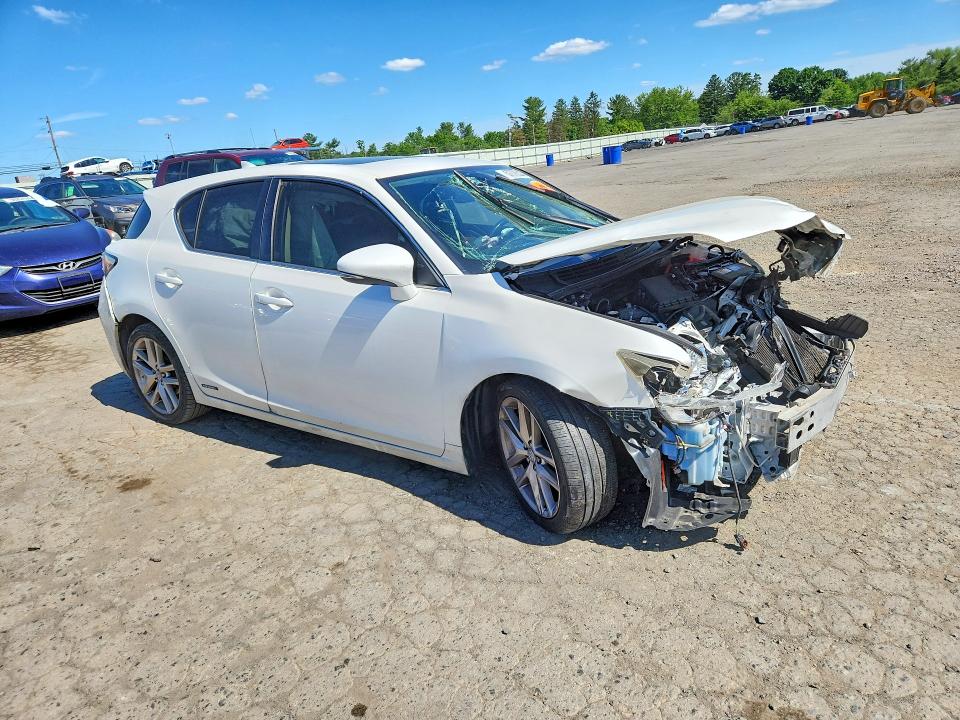 2014 Lexus Ct VIN JTHKD5BH3E2181117 COPART salvage auction — FRONT END, Pa - Certificate Of Salvage, sold $2,350 on 2026-07-10 (photo 4)