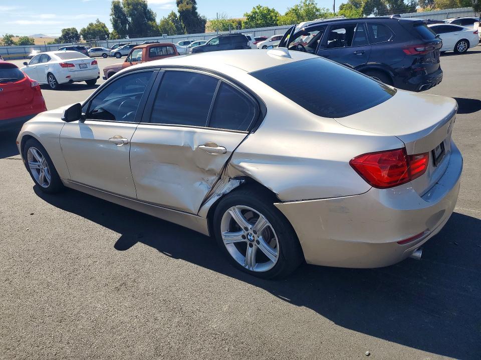 2014 BMW 3 series VIN WBA3B1C50EPV79717 COPART salvage auction — SIDE, CA - SALVAGE CERTIFICATE, sold $775 on 2026-07-22 (photo 2)