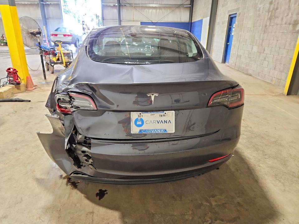 2023 Tesla Model 3 VIN 5YJ3E1EAXPF650908 COPART salvage auction — REAR END, Pa - Certificate Of Salvage, sold $7,600 on 2026-07-15 (photo 6)