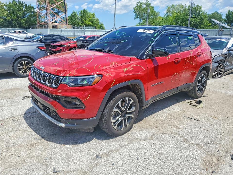 2024 Jeep Compass VIN 3C4NJDCN2RT597461 COPART salvage auction — SIDE, In - Cert Of Title-Salvage Title, sold $4,450 on 2026-07-20 (photo 1)