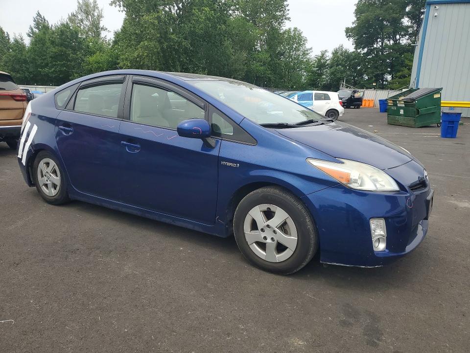 2011 Toyota Prius VIN JTDKN3DU2B1337372 COPART salvage auction — REAR END, Or - Salvage Title Certificate, sold $1,600 on 2026-07-29 (photo 4)