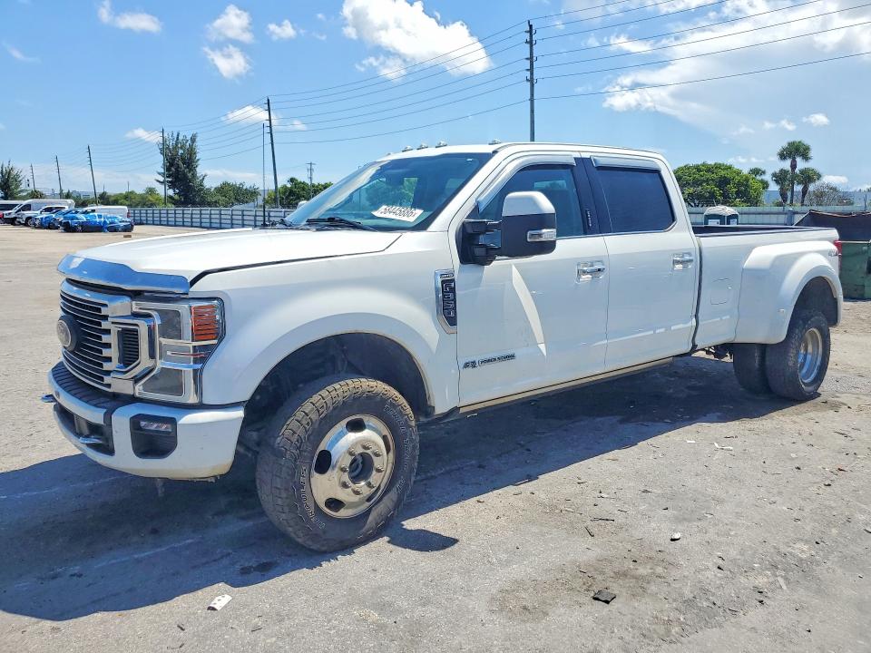2022 Ford F-350 super duty VIN 1FT8W3DT3NEC06107 COPART salvage auction — MECHANICAL, MS - CERT OF TITLE-SALVAGED (P), sold $12,900 on 2026-07-27 (photo 1)