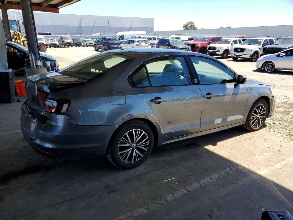 2018 Volkswagen Jetta VIN 3VWDB7AJ9JM238324 COPART salvage auction — REAR END, Ca - Salvage Certificate, sold $3,500 on 2026-07-02 (photo 3)