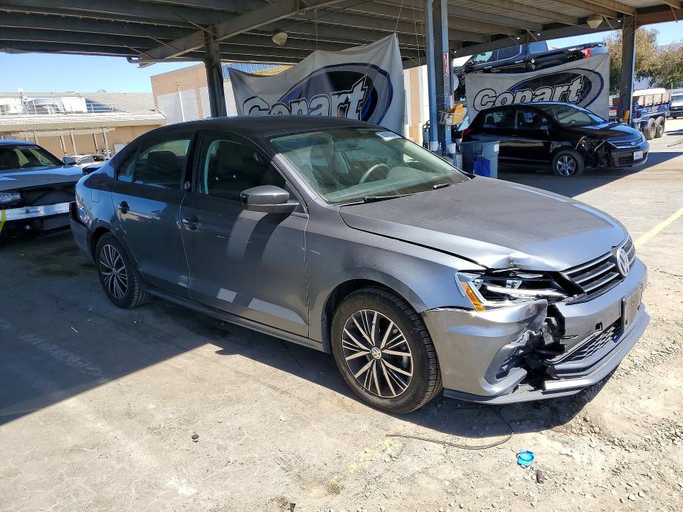 2018 Volkswagen Jetta VIN 3VWDB7AJ9JM238324 COPART salvage auction — REAR END, Ca - Salvage Certificate, sold $3,500 on 2026-07-02 (photo 4)