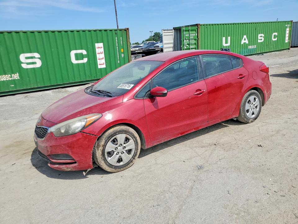 2015 Kia Forte VIN KNAFX4A6XF5299506 COPART salvage auction — FRONT END, In - Cert Of Title-Salvage Title, sold $475 on 2026-07-24 (photo 1)