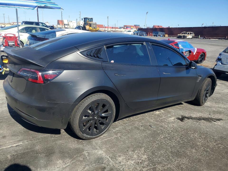 2022 Tesla VIN 5YJ3E1EA9NF294206 COPART salvage auction — FRONT END, Ca - Salvage Certificate, sold $6,300 on 2026-07-15 (photo 3)