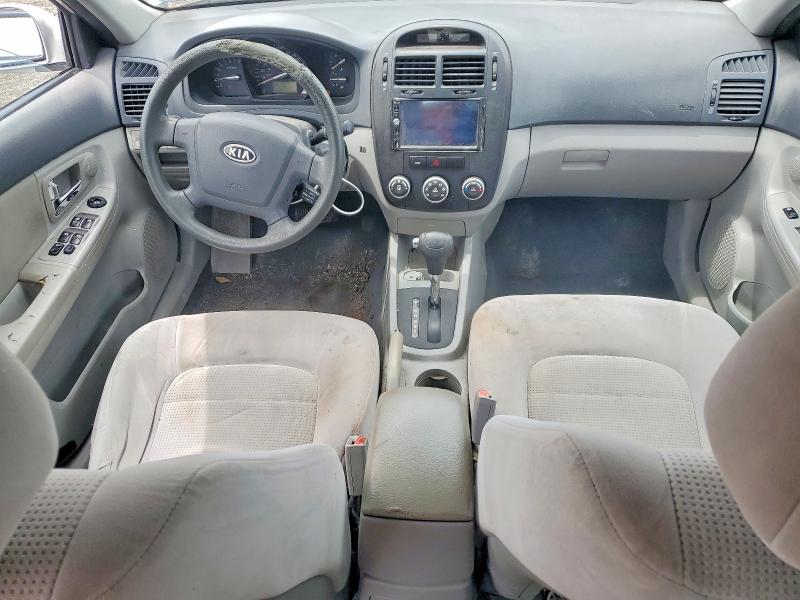 2008 Kia Spectra VIN KNAFE121185521151 COPART salvage auction — REAR END, FL - CERT OF TITLE SLVG REBUILDABLE, sold $250 on 2026-07-02 (photo 8)