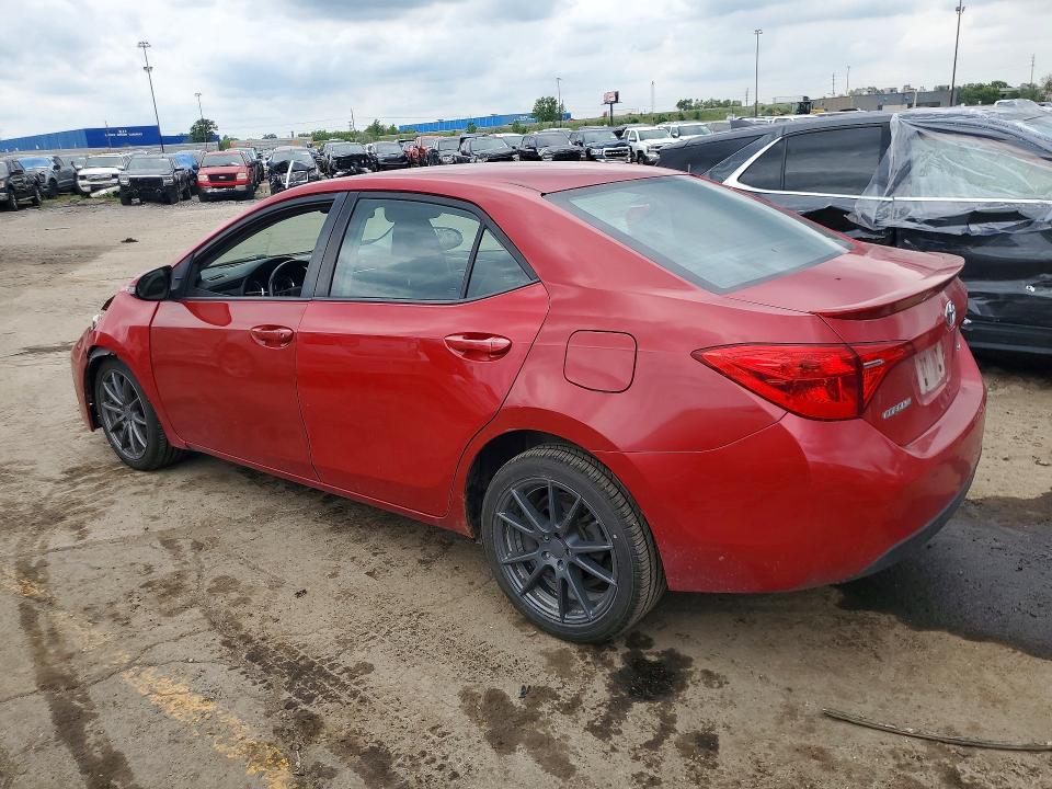 2017 Toyota Corolla VIN 2T1BURHE9HC830012 COPART salvage auction — FRONT END, Mi - Certificate Of Title, sold $3,850 on 2026-07-02 (photo 2)