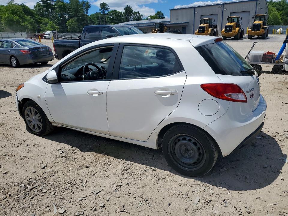 2012 Mazda 2 VIN JM1DE1KZ3C0136728 COPART salvage auction — FRONT END, Ma - Cert Of Title-Reconstrctd Coll, sold $650 on 2026-07-06 (photo 2)
