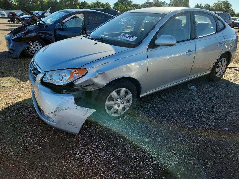 2008 Hyundai Elantra VIN KMHDU46D08U580552 COPART salvage auction — FRONT END, IL - SALVAGE CERTIFICATE, sold $850 on 2026-07-28 (photo 1)