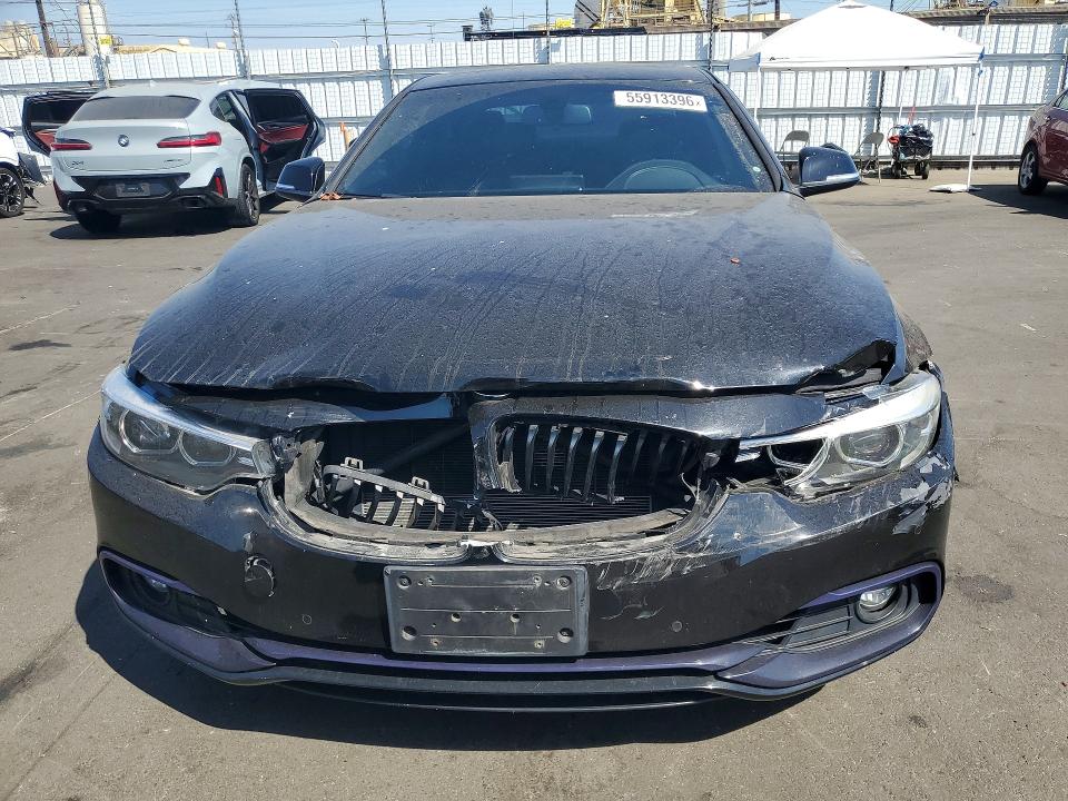 2019 BMW 4er VIN WBA4W3C59KAF92844 COPART salvage auction — FRONT END, Ca - Salvage Certificate, sold $5,300 on 2026-07-06 (photo 5)