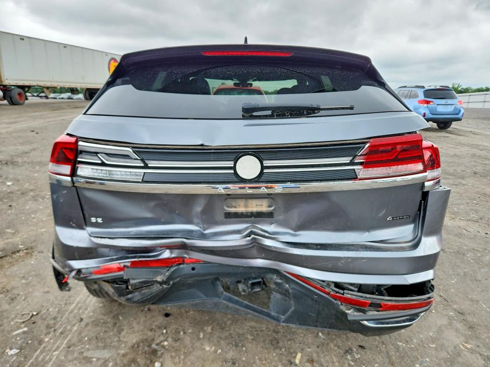 2025 Volkswagen Atlas cross sport VIN 1V2HE2CA4SC227163 COPART salvage auction — REAR END, VA - NON-REPAIRABLE CERTIFICATE, sold $9,100 on 2026-07-20 (photo 6)