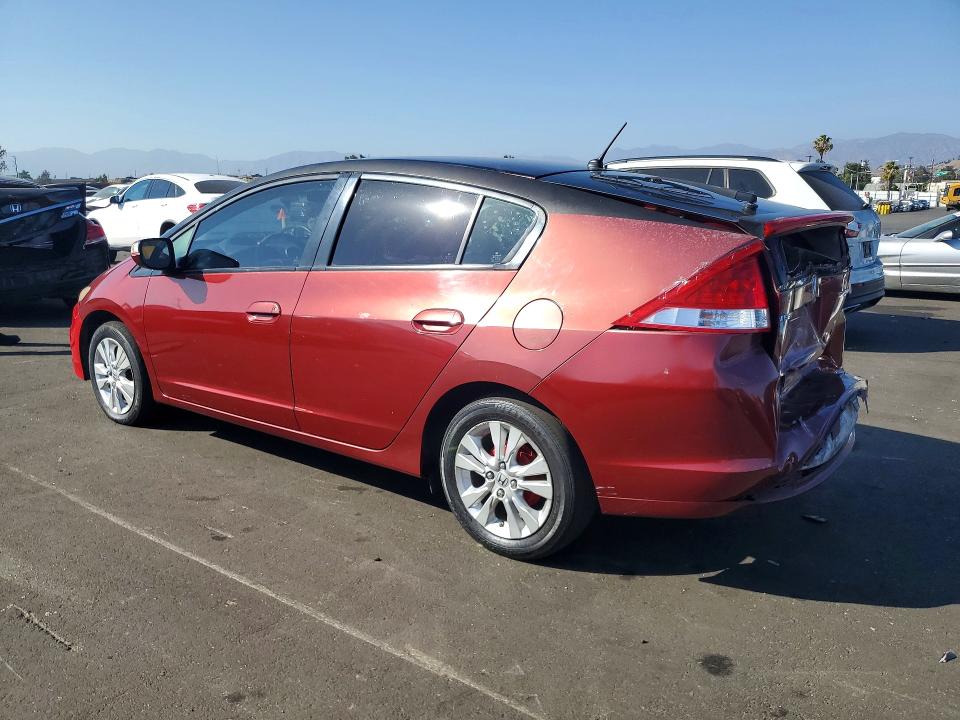 2010 Honda Insight VIN JHMZE2H79AS018734 COPART salvage auction — REAR END, Ca - Salvage Certificate, sold $250 on 2026-07-08 (photo 2)