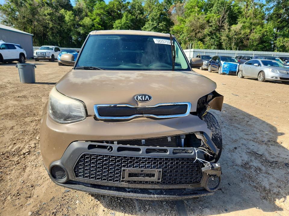2016 Kia Soul VIN KNDJN2A25G7304993 COPART salvage auction — FRONT END, Ga - Cert Of Title-Salvage, sold $1,050 on 2026-07-31 (photo 5)