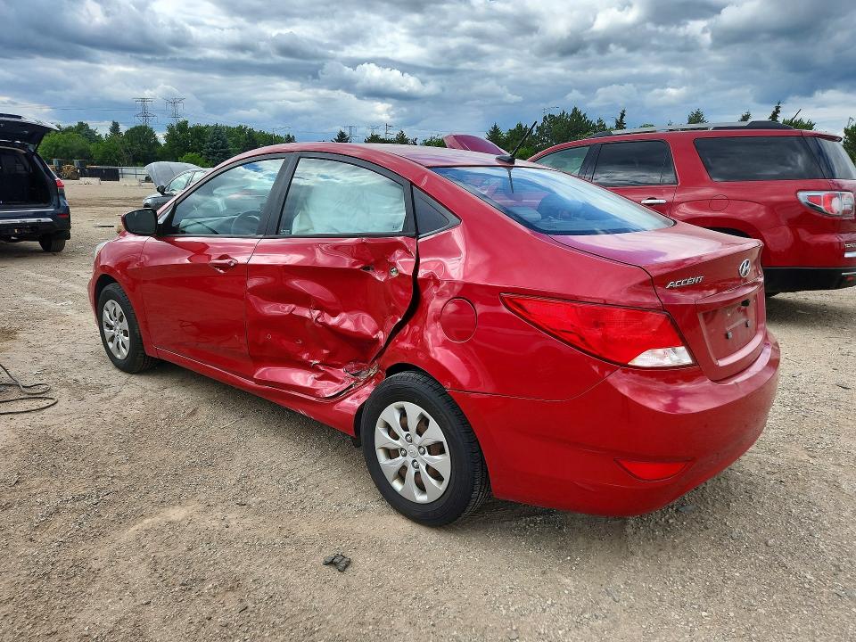 2016 Hyundai Accent VIN KMHCT4AE9GU981353 COPART salvage auction — SIDE, Il - Salvage Certificate, sold $250 on 2026-07-28 (photo 2)