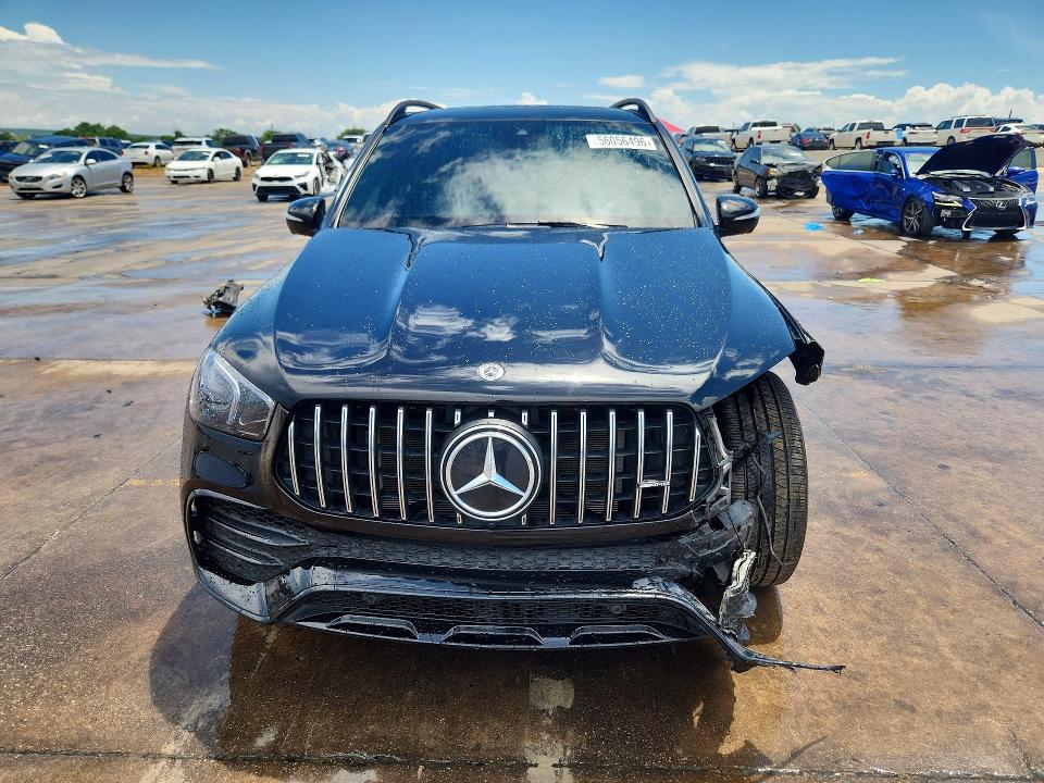 2022 Mercedes-benz Gle VIN 4JGFB6BB4NA654714 COPART salvage auction — FRONT END, Tx - Salvage Vehicle Title, sold $27,250 on 2026-07-09 (photo 5)