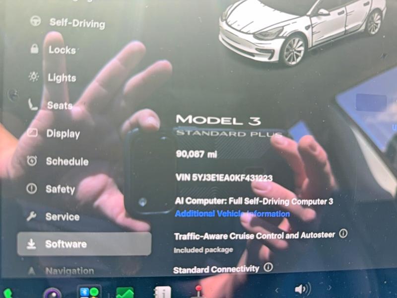 2019 Tesla Model 3 VIN 5YJ3E1EA0KF431223 COPART salvage auction — DAMAGE HISTORY, Ca - Dlr/Dis/Exp Only Salvage Title (P), sold $5,000 on 2026-07-04 (photo 8)