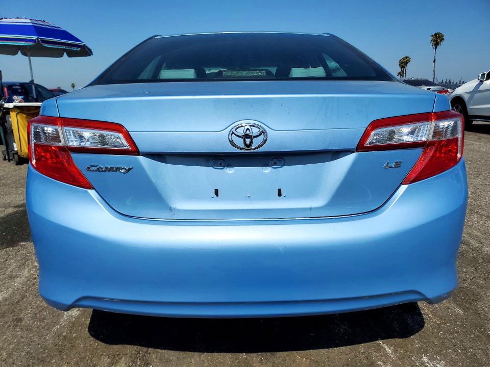 2012 Toyota Camry VIN 4T4BF1FK6CR229450 COPART salvage auction — SIDE, Ca - Salvage Certificate, sold $1,850 on 2026-07-04 (photo 6)