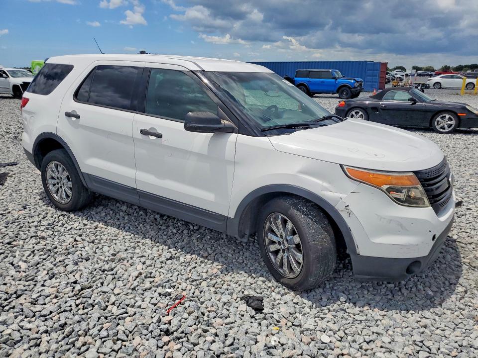 2013 Ford Explorer VIN 1FM5K8AR2DGA04961 COPART salvage auction — FRONT END, Fl - Cert Of Title-Police Slvg Rbld, sold $700 on 2026-07-02 (photo 4)