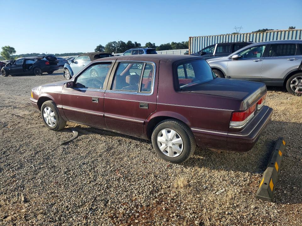 1994 Plymouth Acclaim VIN 1P3AA46K6RF231805 COPART salvage auction — MINOR DENT/SCRATCHES, Nv - Dis/Dlr/Exp Only Clean Title, sold $50 on 2026-07-06 (photo 2)