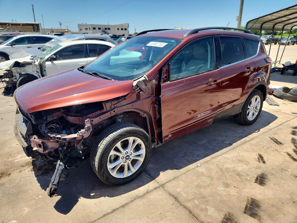 2018 Ford VIN 1FMCU0HD5JUC12729 COPART salvage auction — FRONT END, Tx - Salvage Vehicle Title, sold $1,950 on 2026-07-02 (photo 1)