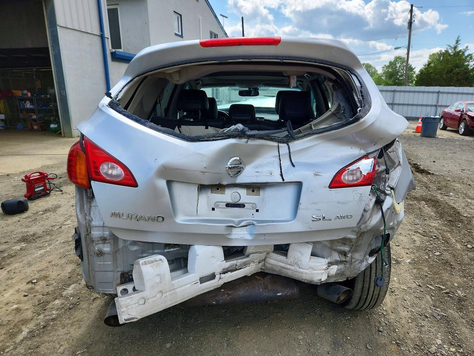 2010 Nissan Murano VIN JN8AZ1MW5AW114433 COPART salvage auction — FRONT END, NJ - CERT OF TITLE-SALVAGE, sold $225 on 2026-07-27 (photo 6)
