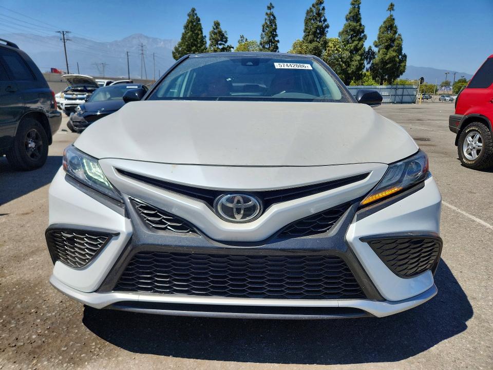 2021 Toyota Camry VIN 4T1K61AK7MU440031 COPART salvage auction — SIDE, Ca - Salvage Certificate, sold $13,200 on 2026-07-30 (photo 5)
