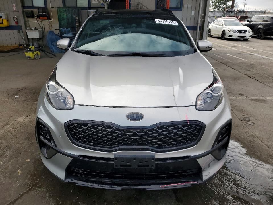 2022 Kia Sportage VIN KNDP63AC7N7961684 COPART salvage auction — FRONT END, Ca - Salvage Certificate, sold $4,650 on 2026-07-16 (photo 5)