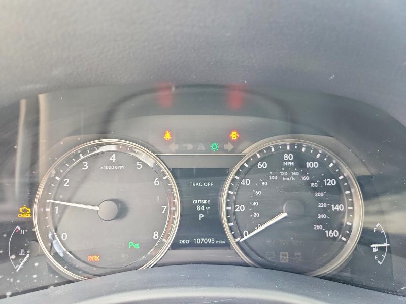 2013 Lexus Gs VIN JTHCE1BL1D5015657 COPART salvage auction — HAIL, Mo - Salvage Certificate Of Title, sold $7,200 on 2026-07-08 (photo 9)