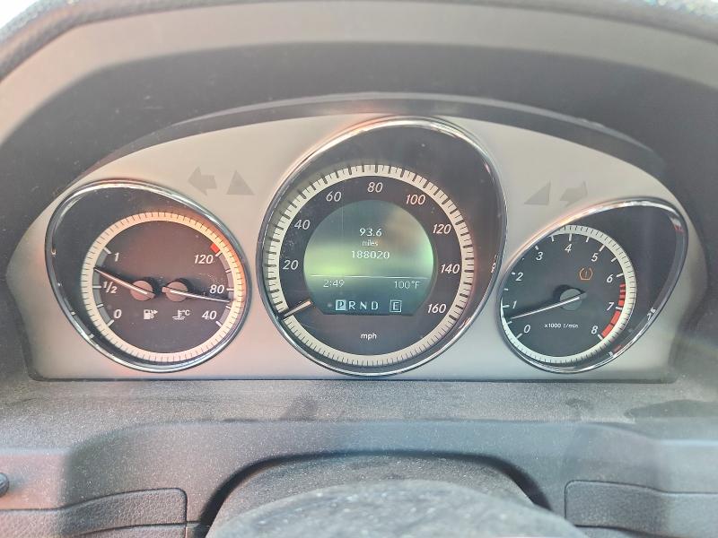 2011 Mercedes-benz C-klasse VIN WDDGF5EB5BA459774 COPART salvage auction — REAR END, TX - SALVAGE VEHICLE TITLE, sold $775 on 2026-07-28 (photo 9)