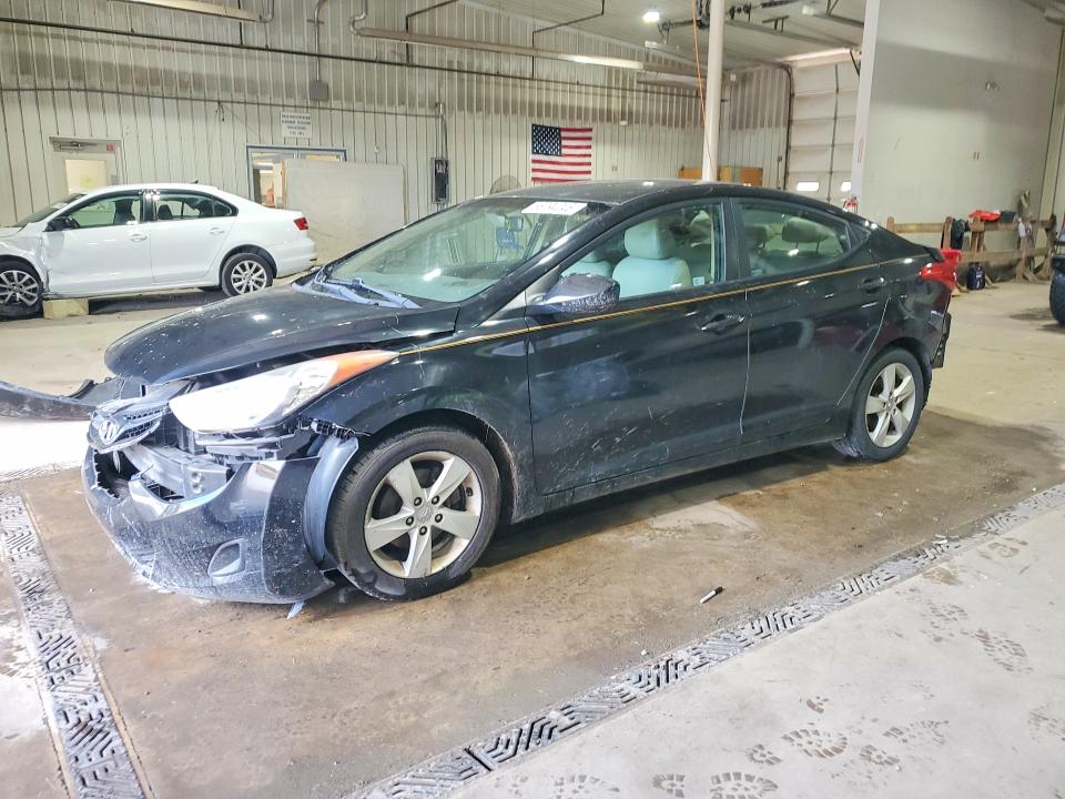 2011 Hyundai Elantra VIN KMHDH4AE6BU128665 COPART salvage auction — FRONT END, Pa - Certificate Of Salvage, sold $550 on 2026-07-09 (photo 1)