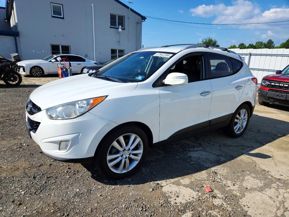 2012 Hyundai Tucson VIN KM8JUCAC4CU534386 COPART salvage auction — REAR END, Nj - Cert Of Title-Salvage, sold $3,700 on 2026-07-20 (photo 1)