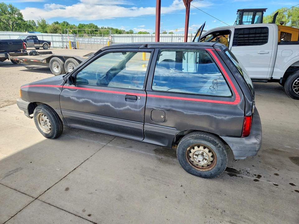 1988 Ford Festiva VIN KNJBT06K8J6197083 COPART salvage auction — REAR END, Mt - Certificate Of Title, sold $400 on 2026-07-06 (photo 2)