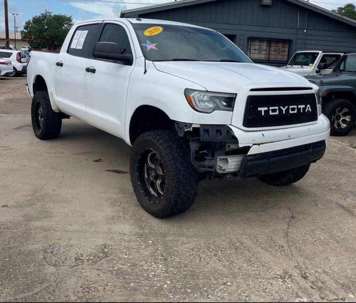2010 Toyota Tundra VIN 5TFEY5F12AX089591 COPART salvage auction — MINOR DENT/SCRATCHES, Tx - Certificate Of Title (P), sold $6,500 on 2026-07-14 (photo 1)