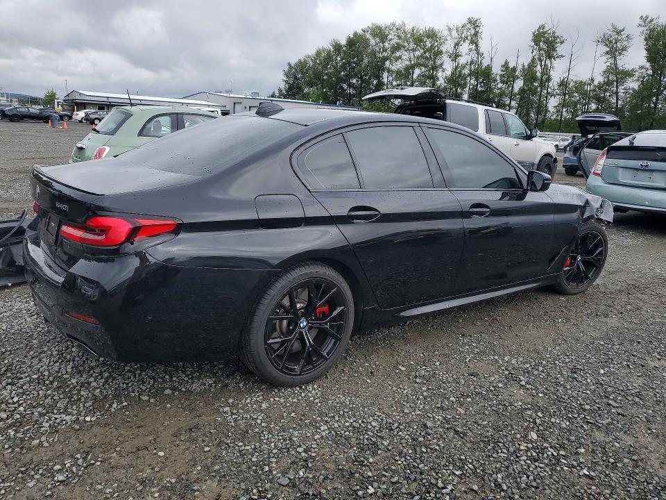 2023 BMW 5er VIN WBA73BJ05PCN05909 COPART salvage auction — FRONT END, Wa - Bill Of Sale, sold $33,500 on 2026-07-06 (photo 3)