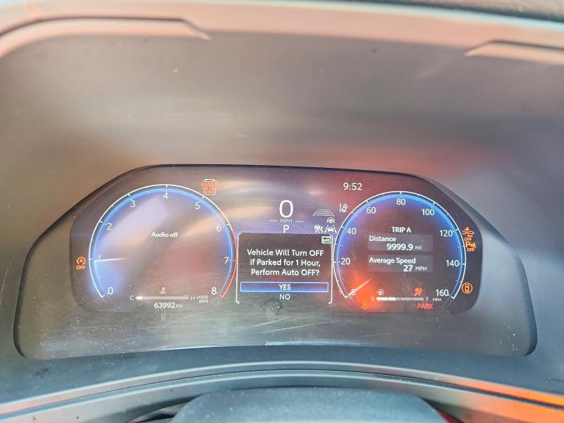 2024 Toyota Highlander VIN 5TDAAAB51RS035477 COPART salvage auction — REAR END, Fl - Certificate Of Destruction, sold $400 on 2026-07-28 (photo 9)