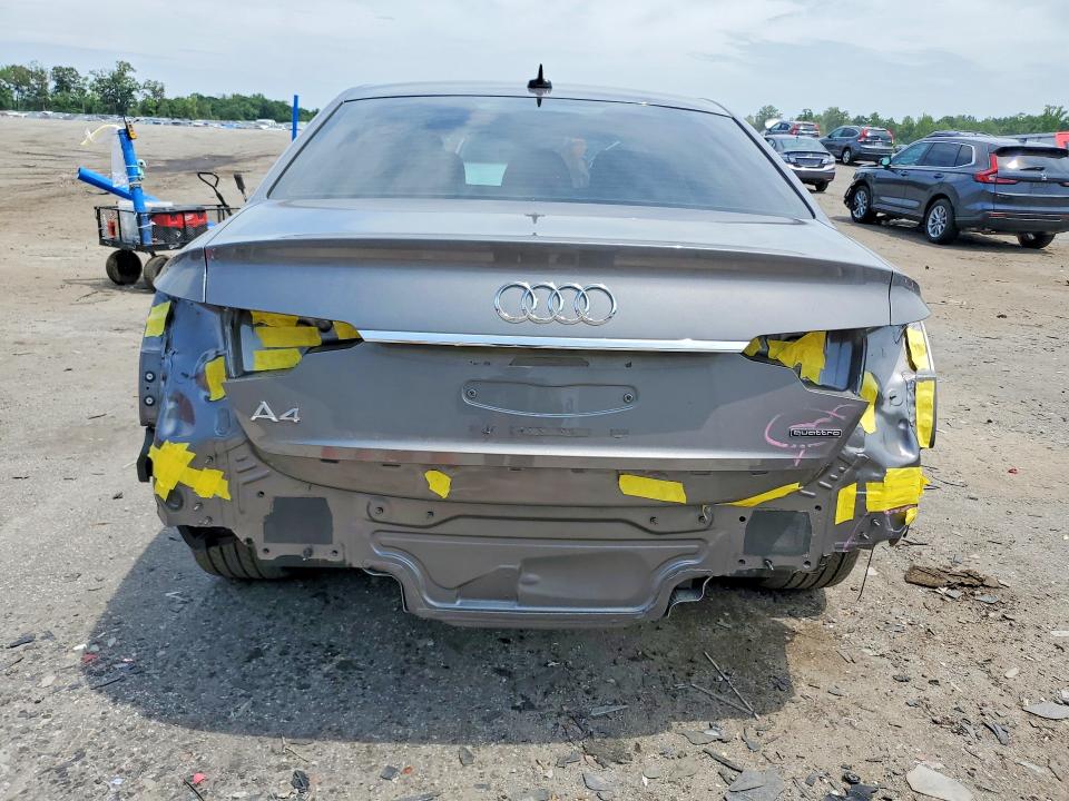 2022 Audi A4 VIN WAUBBAF47NN011166 COPART salvage auction — REAR END, Va - Cert Of Title - Salvage, sold $200 on 2026-07-29 (photo 6)