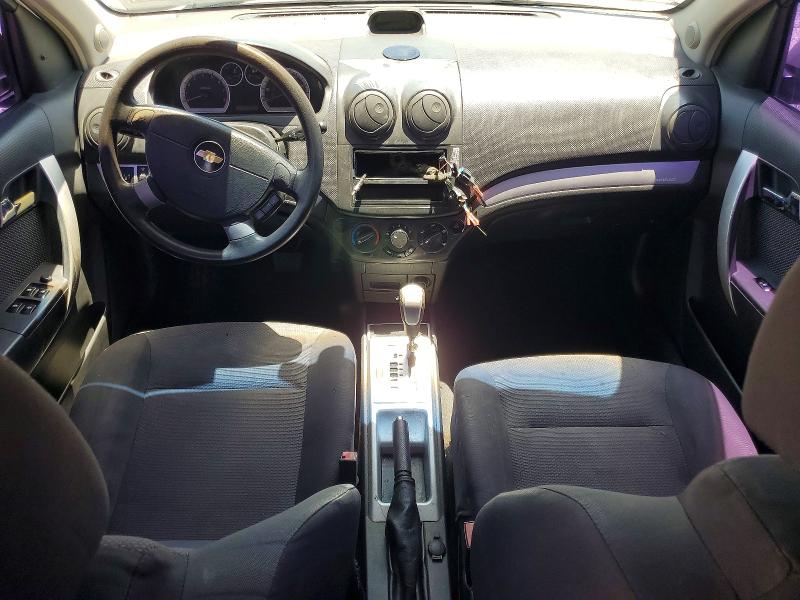 2011 Chevrolet Aveo VIN KL1TD5DE9BB249125 COPART salvage auction — VANDALISM, NV - SALVAGE TITLE, sold $200 on 2026-07-29 (photo 8)